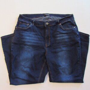 Women's BloomChic Denim Dark Blue Wash Stretch Jeans Size 20